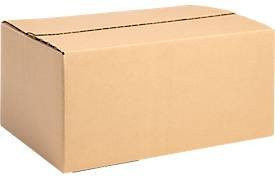 Xenial Faltkartons selbstklebend, 1-wellig, braun, 20 Stück, B: 47,3 cm, H: 19,7 cm, T: 28,8 cm - Bild 1
