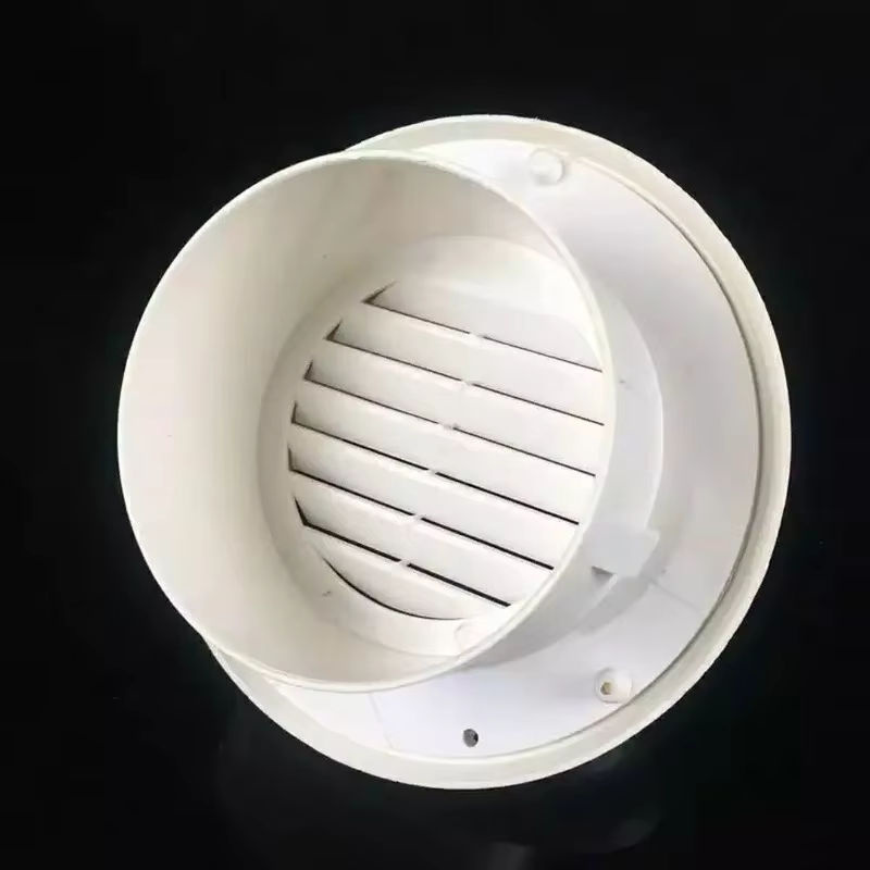 Wasserdichtes PVC-Belüftungs-Abluftgitter in Weiß für Wand und Decke als Lüftungsauslass für Heizung und Kühlung - Bild 3