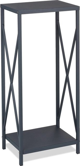 Relaxdays Kaminholzregal aus Stahl in Grau, B/T/H: 80,5 x 34 x 25 cm - Bild 1