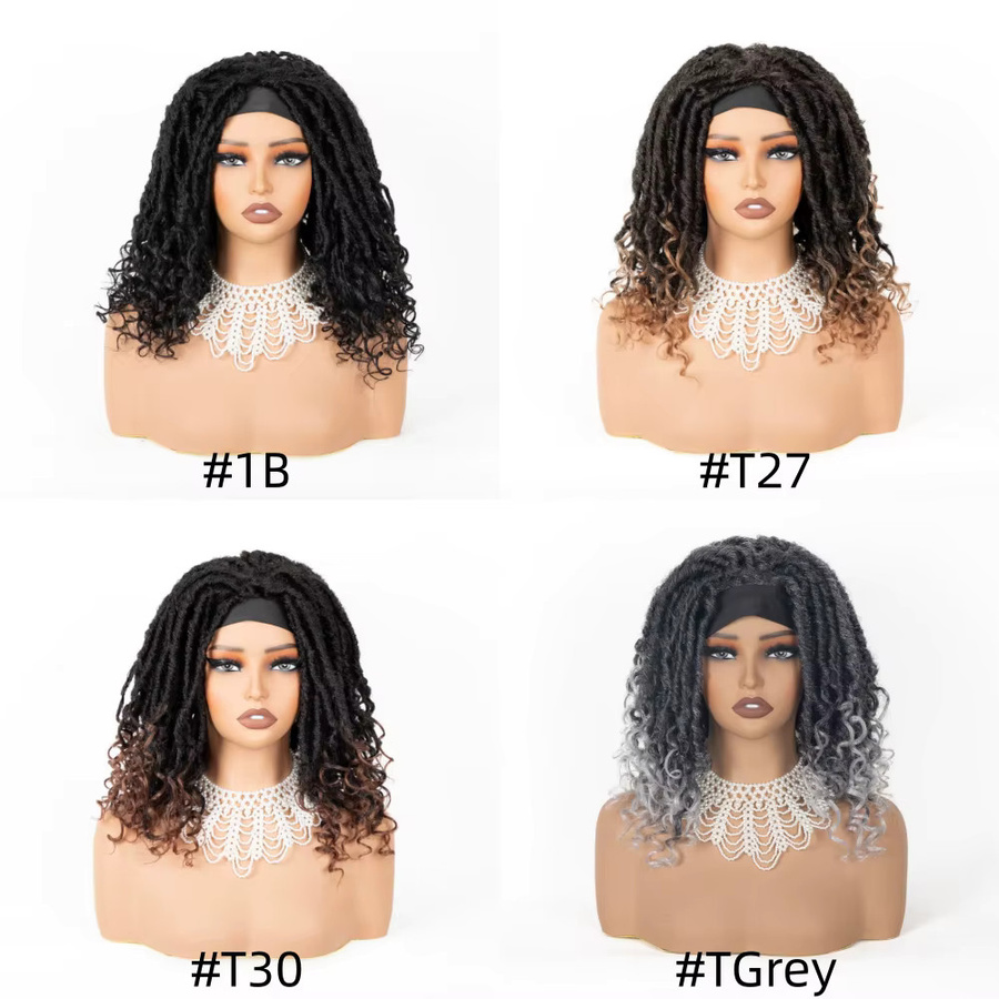 Inspiration Fashion Synthetische Dreadlock-Perücke für Damen, 16 Zoll, lockige Enden - Bild 3