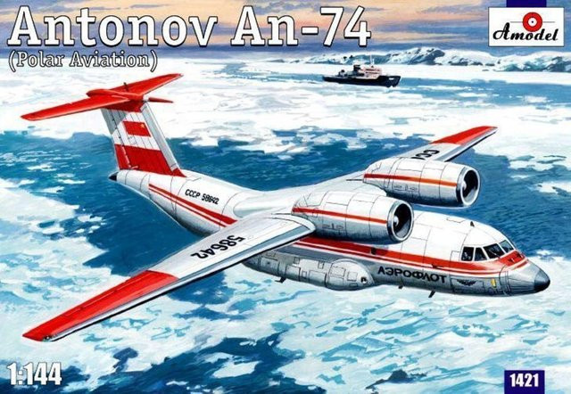 Antonov An-74 Polar, Fahrzeug, 1:144, Weiß - Bild 1