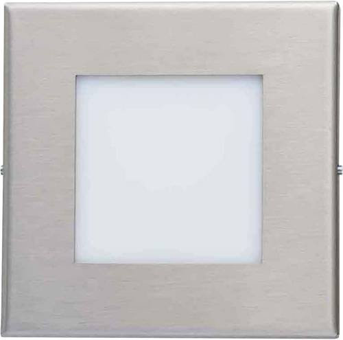 Brumberg LED-Wandeinbauleuchte Edelstahl Warmweiß Quadratisch 1W - Bild 1