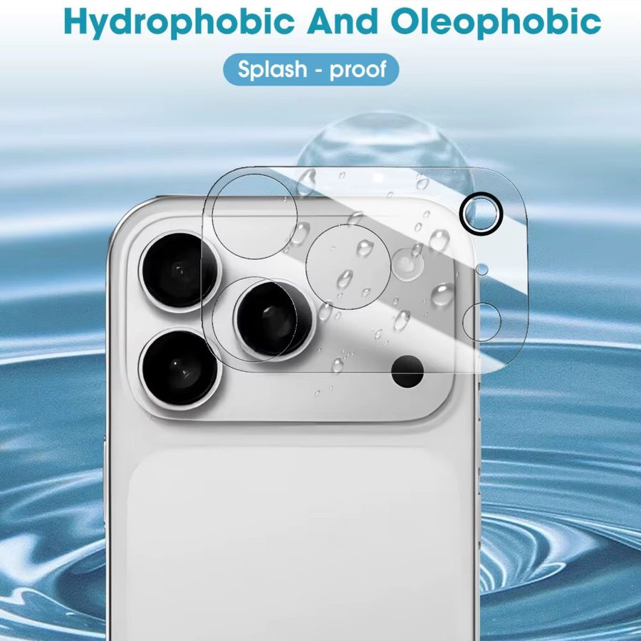 Kameraobjektivglas Schutzfolie für Apple iPhone 17 Pro Max, 17 Air und iPhone 17 Pro, HD Anti-Kratz-Schutz, transparent - Bild 3