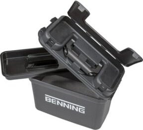 Benning Hartschalenkoffer aus Kunststoff, wasserdicht mit Einsätzen, Schwarz, B/T/H: 37,5 x 19,0 x 25,0 cm - Bild 1