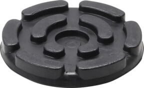 BGS Gummiteller 6473 für Hebebühnen in Schwarz mit Durchmesser: 14,5 cm - Bild 1
