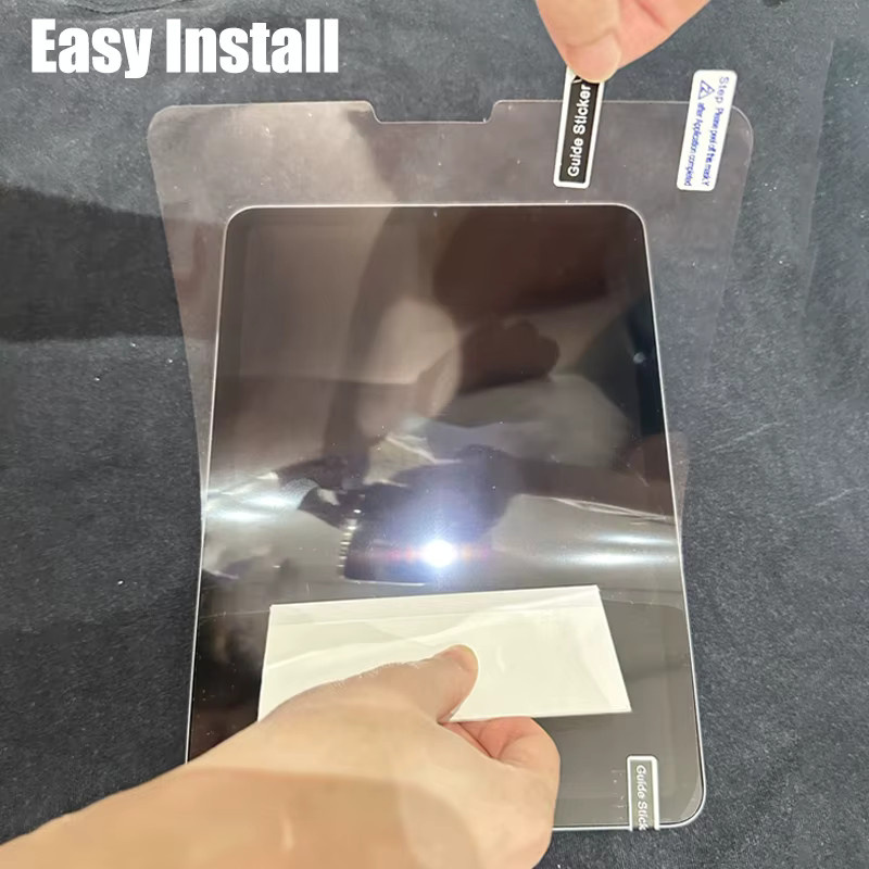 3-teiliges Haustier-Displayschutz Set für Apple iPad in Transparent, kompatibel mit iPad 11, A16, 10. Generation, 9., 8., 7., 6., 5. Generation sowie Mini 7, A17 Pro und Mini 6, Schutzfolie ohne Glas - Bild 6