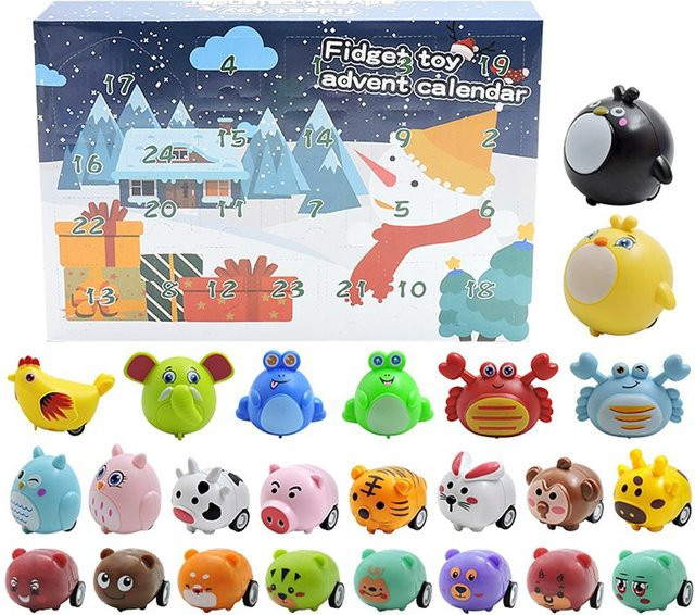 CosyHome Weihnachts-Adventskalender, Spielzeug-Set, 24 Stück - Bild 1