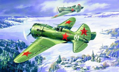ICM I-16 Type 24, WWII Soviet Fighter, Modellbau, 1:72 - Bild 1