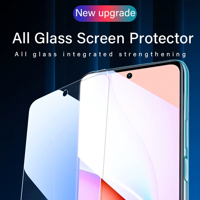 3er-Set Gehärtetes Glas Display Schutzfolie für Xiaomi Mi 13T 12T 11T 10T Pro, Vollabdeckung, Transparent - Bild 3