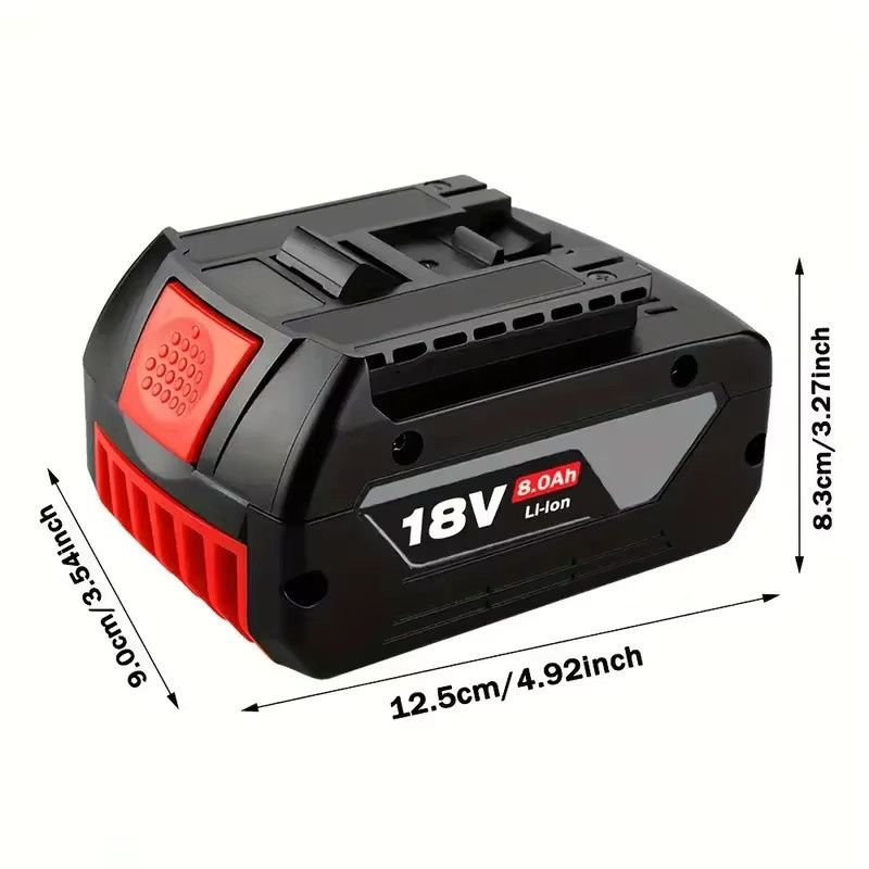 Bosch Professional 18V Akku GBA 18V 8Ah in Schwarz mit Ladestandsanzeige - Bild 6