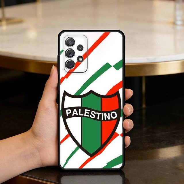 Handyhülle Club D-Deportivo P-Palestino für Samsung Galaxy A73 A72 A71 A70 A53 A52 A51 A20s aus weichem Silikon in Schwarz - Bild 1