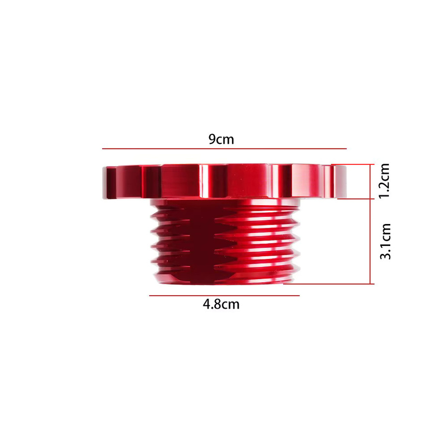 Thrustmaster Racing Lenkrad Verbindung Adapter Kit für TXT300 und T500TS aus Aluminium in Rot/Schwarz - Bild 2