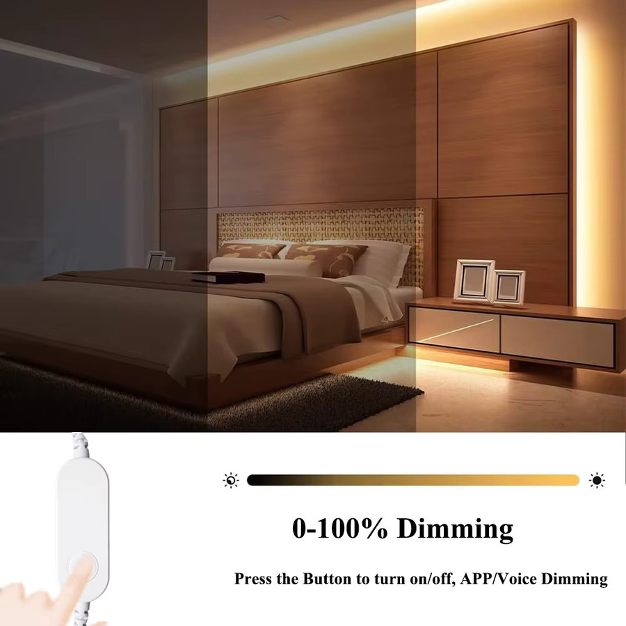CENFAYA COB LED-Streifenlicht mit Apple HomeKit und Siri Sprachsteuerung, USB 5V, dimmbar, Weiß - Bild 3