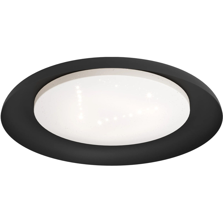 Eglo LED-Deckenleuchte Penjamo in Schwarz-Weiß mit Kristalleffekt, Durchmesser: 46,5 cm - Bild 2