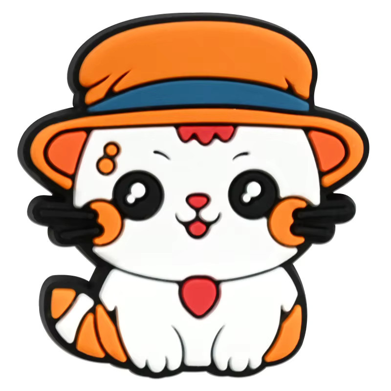 Lanxi League Schuhanhänger Katzen, 25 Stück, PVC - Bild 4