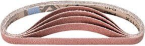 PFERD Korund Schleifband BA A40 für universelle Anwendung mit Bandschleifern, Farbe: Braun, B: 20 mm, L: 520 mm - Bild 1