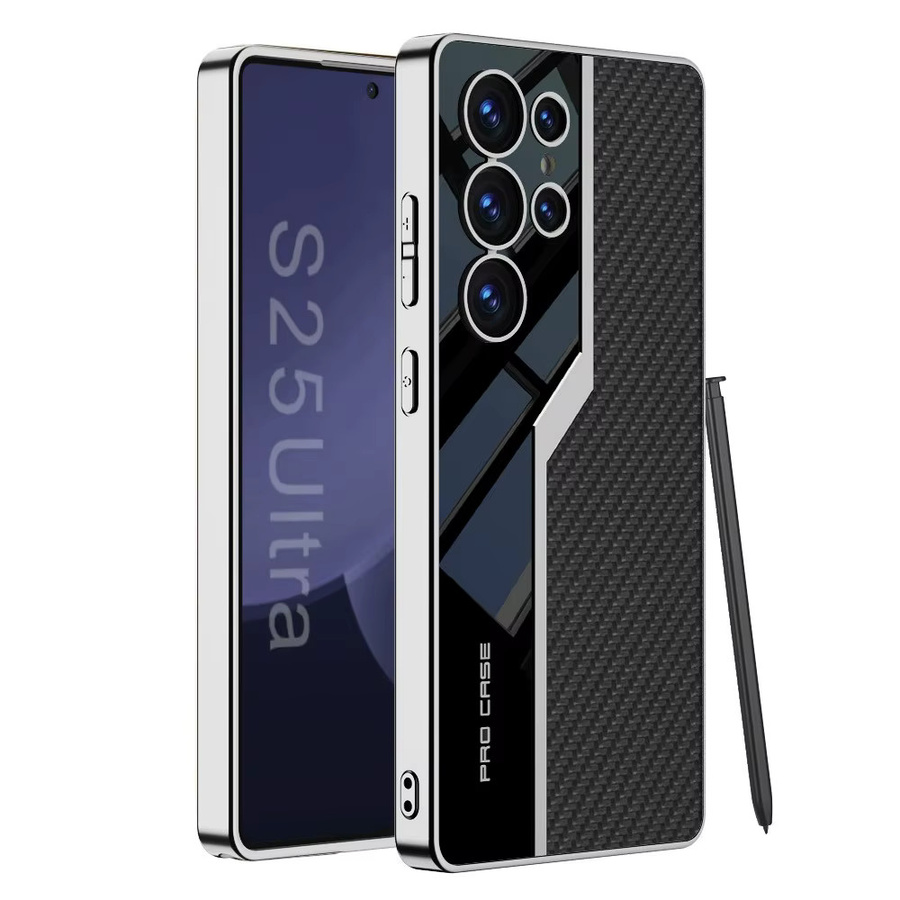 Leder Schutzhülle mit Auto Design für Samsung Galaxy S25 Ultra Plus, S24 und S23 Ultra in Purple - Bild 5