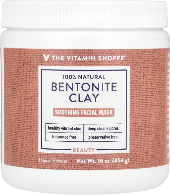 The Vitamin Shoppe Gesichtsmaske mit Bentonit-Ton, 454 g - Bild 1