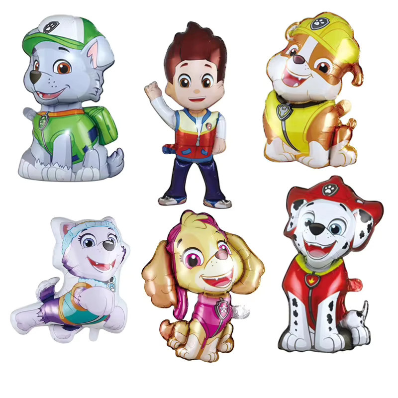 Paw Patrol Ballon Charaktere, DIY Party Dekoration, Kinderspielzeug, Zubehör - Bild 1
