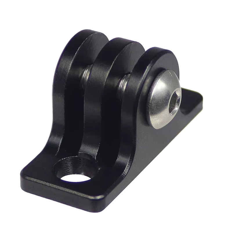 EXSKOF Heavy Duty Aluminiumlegierung Flat Mount Base für GoPro Hero 13 12 11 10 9 8 SJCAM AKASO DJI Action Camera Helm und Fahrrad Halterung in Schwarz - Bild 3