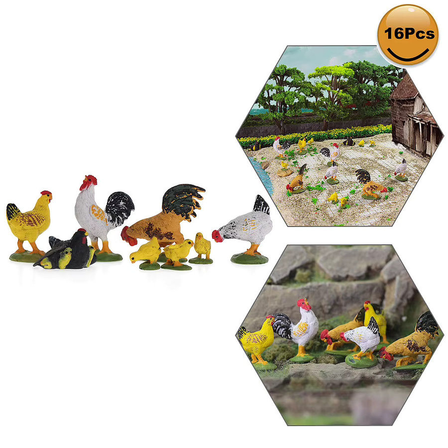 Evemodel Chick Grouse Henne, 16-teiliges Set, Maßstab 1:43, bemaltes Modell - Bild 2