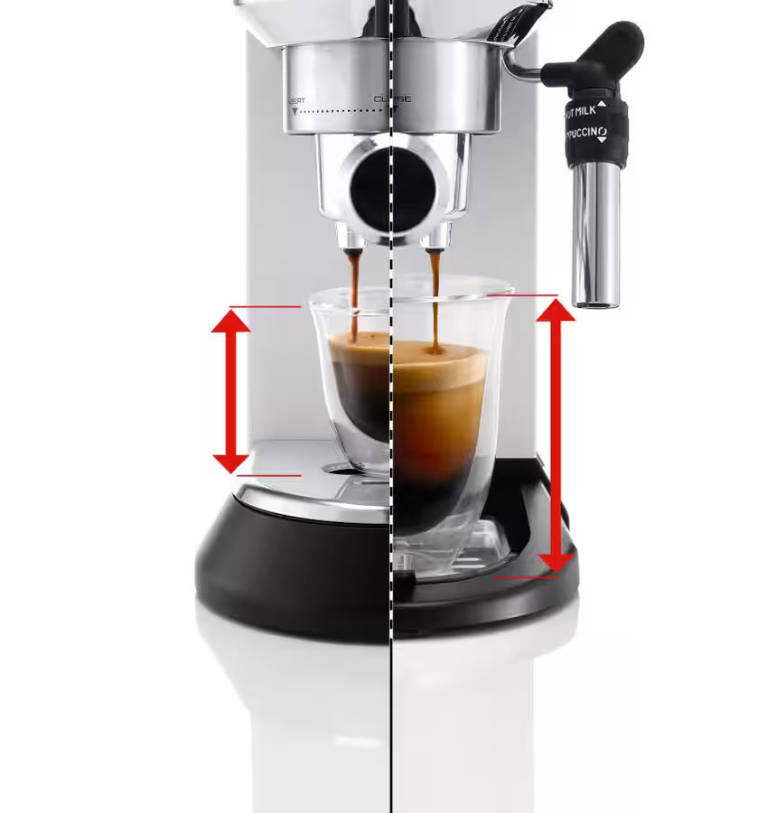 De'Longhi Dedica Style Espressomaschine EC 685.W in Weiß und Silber - Bild 5
