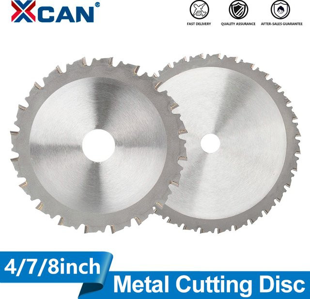 XCAN Hartmetall-Kreissägeblatt für Metall, Silber, mit 20/30/48 Zähnen, erhältlich in 4/7/8 Zoll - Bild 1