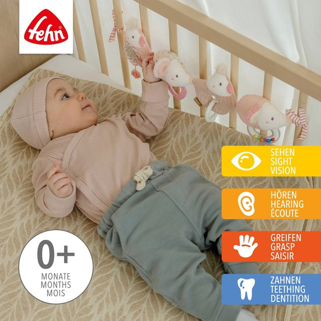 Fehn Kinderwagenkette feehnLAND ab Geburt rosa - Bild 1