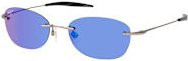 Maui Jim Kaila 373 Sonnenbrille, randlos, oval, Metall, Unisex, polarisiert - Bild 1