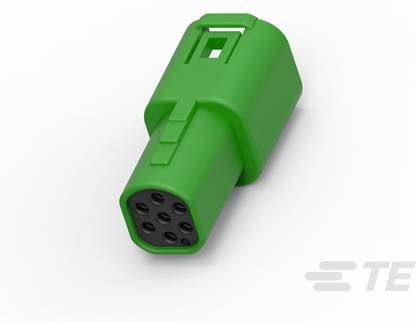 TE Connectivity Buchsengehäuse-Kabel 2822344-1 in Grün - Bild 1
