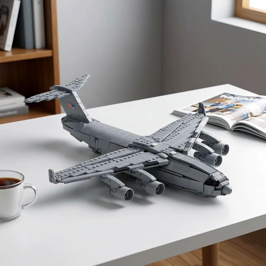 Linyi toy C-17 Jäger Luftfahrzeug Bausatz ab 14 Jahren - Bild 2