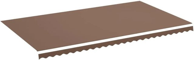 vidaXL Markisenbespannung aus Polyester in Braun, Breite: 6 m, Tiefe: 3,5 m - Bild 1