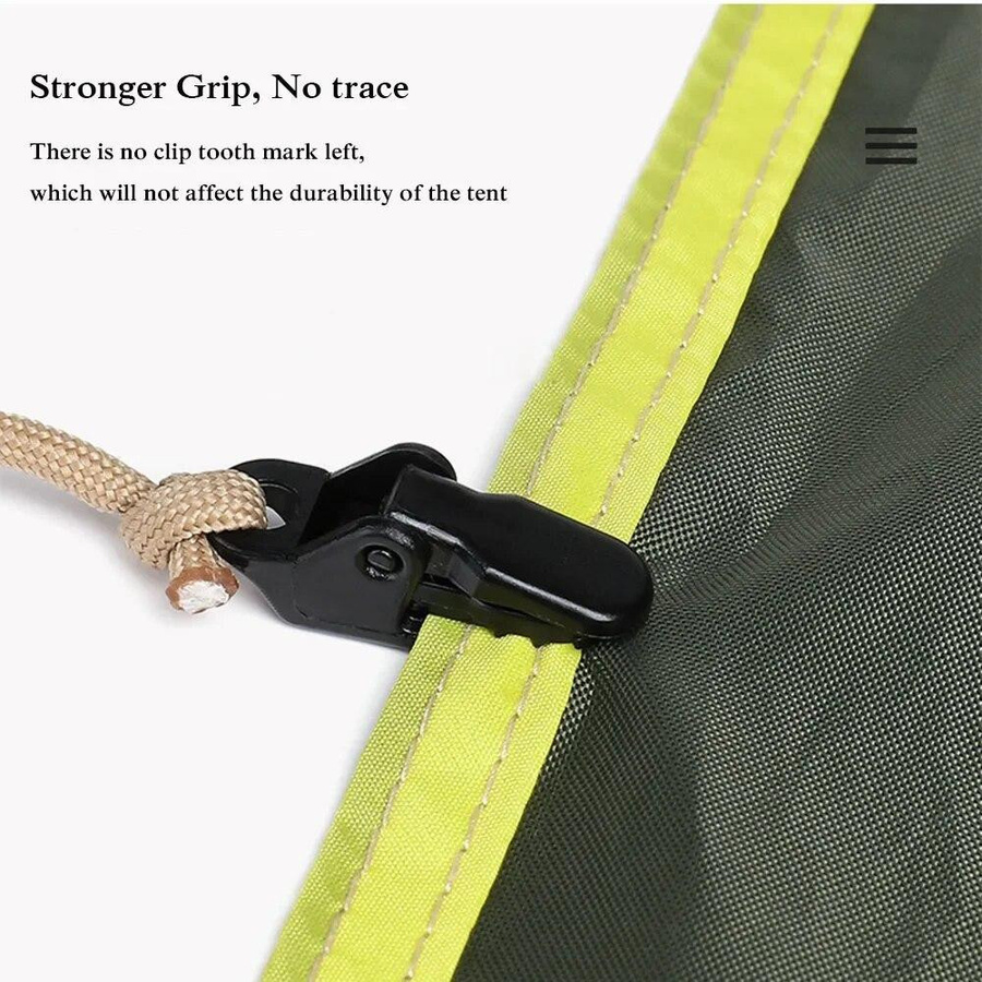 Binchi Outdoor Product Markisenklemme Planenclips in Schwarz für Camping und Zelt - Bild 4