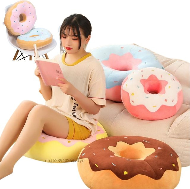 GDzaccly Donut Plüsch, 42cm, Bunt / Mehrfarbig, Blau - Bild 1