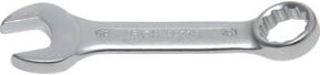 BGS Maul-Ringschlüssel extra kurz aus Chrom-Vanadium in Silber, SW 19 mm - Bild 1