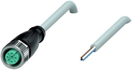 Pepperl+Fuchs 183479 Sensor-Aktor-Steckverbinder konfektioniert, 4 Polzahl, grau - Bild 1