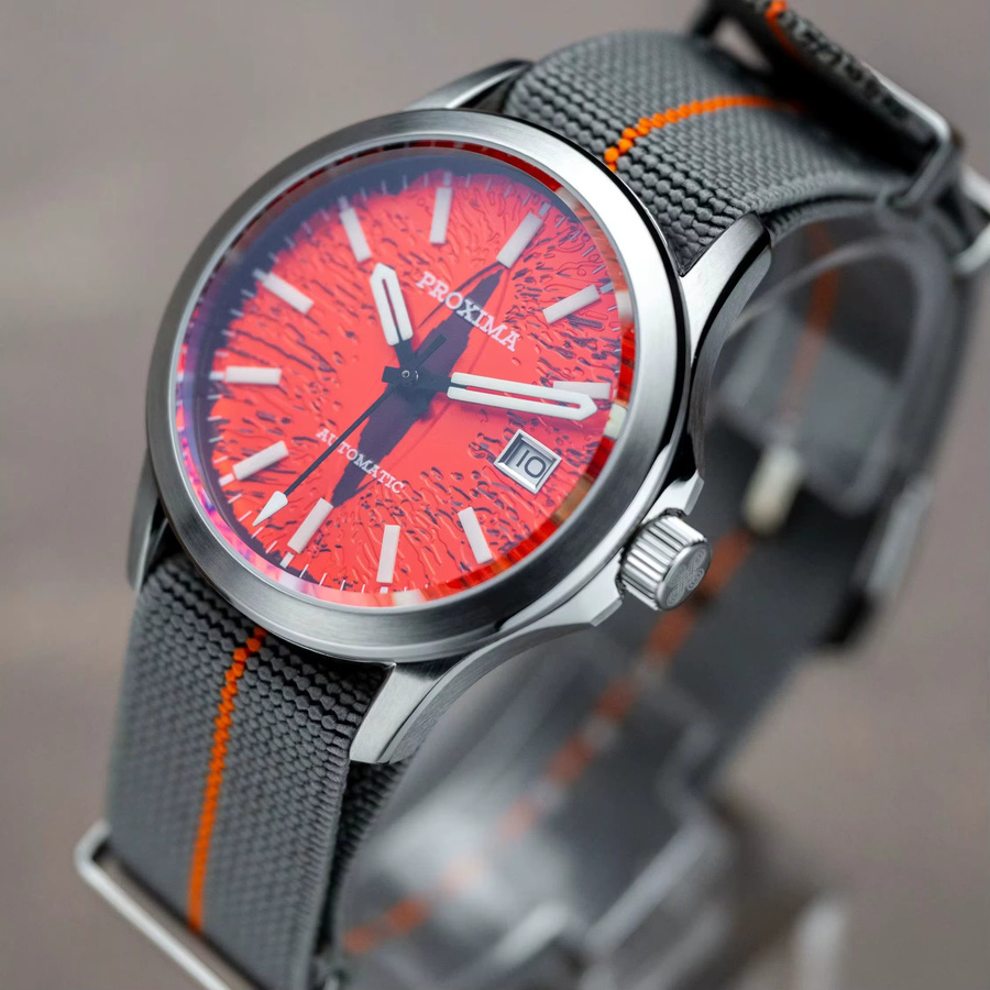 Proxima Armbanduhr Automatik, Edelstahl, Blau, 39 mm, Herren - Bild 2