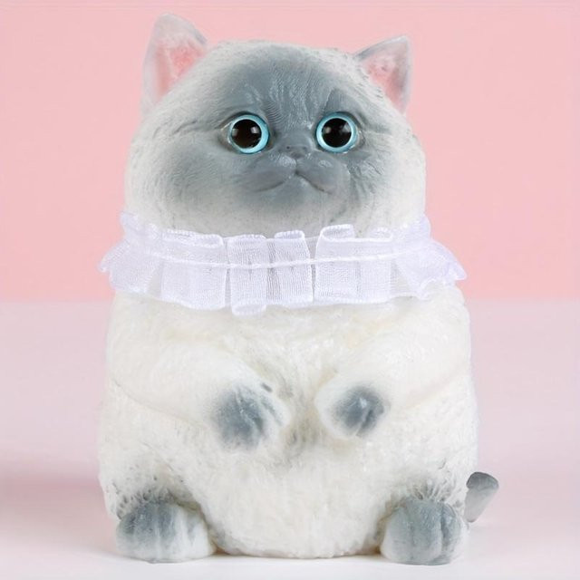 Fashnics Katze Taba Squishy Spielzeug, weiß - Bild 1