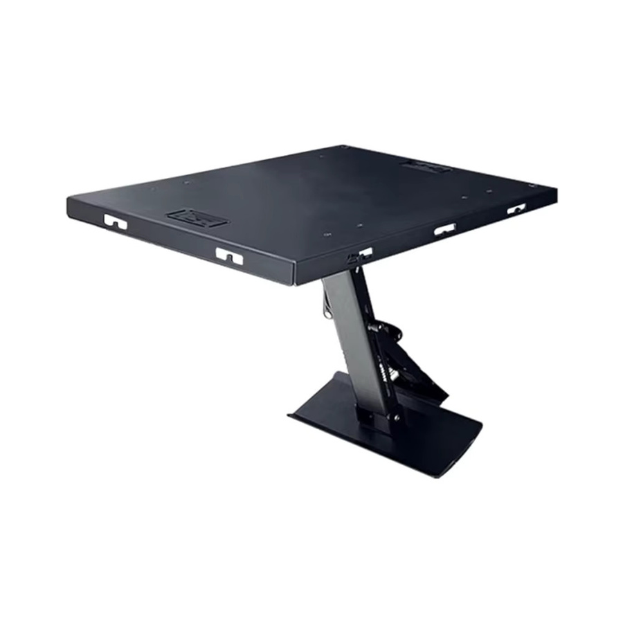 CARTRIMHOME Auto-Campingtisch für Jeep Grand Cherokee WK2 2011–2021, tragbarer Kofferraumschloss-Verriegelungstisch aus Metall in Schwarz Matt - Bild 4