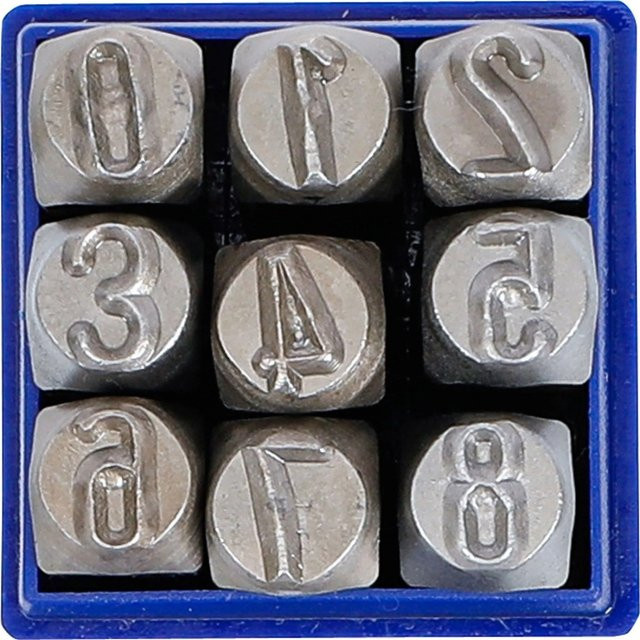 BGS Einschlagzahlen aus Stahl 10 mm - Bild 2