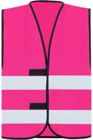 Korntex Warnweste Dortmund in Pink, Größe M, nach EN 17353:2020 Type B3 - Bild 1