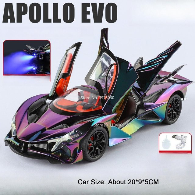 Linyi toy car Apollo Evo Spielzeugmodell, 1:24 Skala, ab 14 Jahren - Bild 1