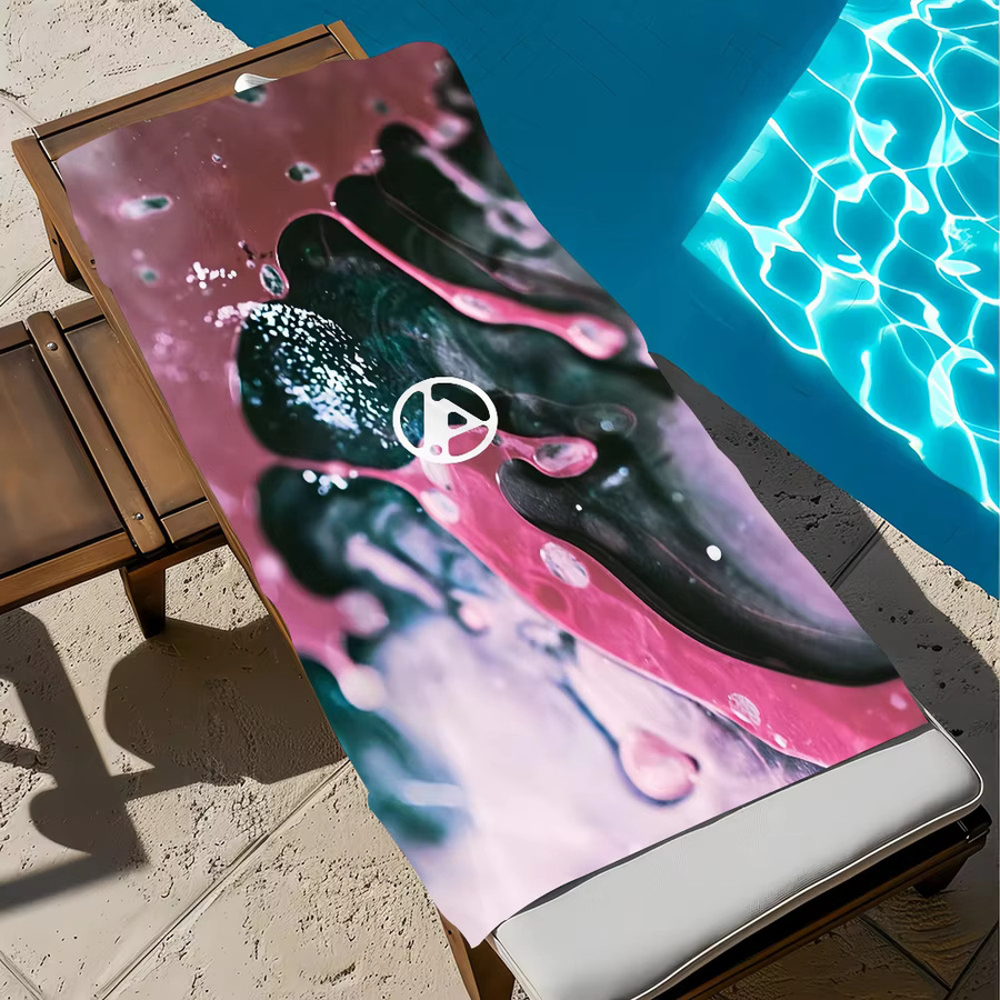 Schnell trocknendes Mikrofaser Handtuch von P-Park mit Linkin Park Grafik Design für Sport, Dusche und Camping, Mehrfarbig - Bild 4