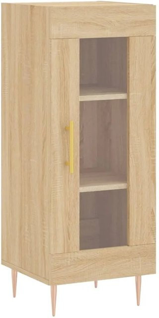 vidaXL Sideboard Sonoma-Eiche in Braun, B/T/H: 34,5 x 34 x 90 cm - Bild 1