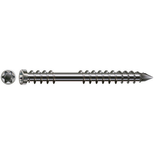 Spax Terrassenschraube Edelstahl Silber, Durchmesser: 5 mm, Länge: 40 mm, 125 Stück - Bild 3
