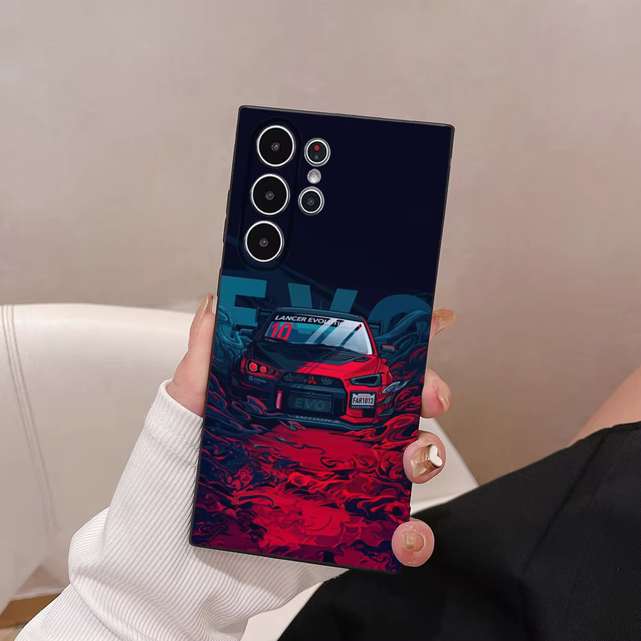 J-JDM Auto-E-Evo Schutzhülle aus weichem TPU für Samsung Galaxy S21 S22 S23 S24 S25 FE Plus Ultra in Multicolour - Bild 3