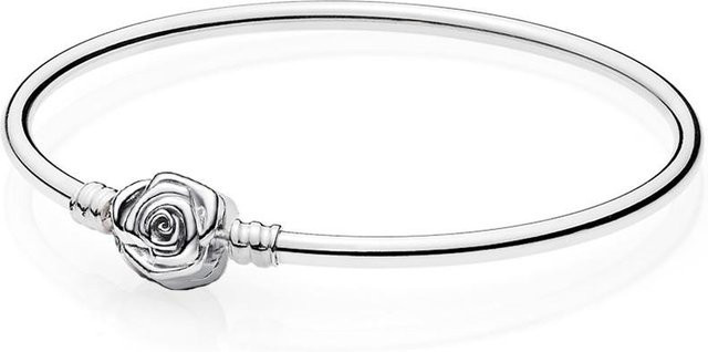 Original Moments Schlangenkettenarmband, 925 Silber, Perle, Damen, 20cm - Bild 1