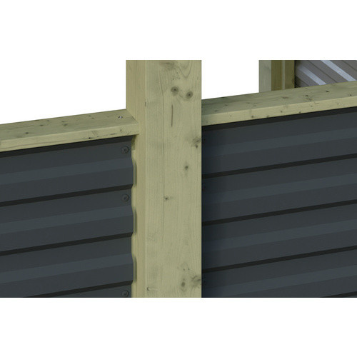 Skan Holz Einzelcarport Friesland Set 12 mit Abstellraum Grün B/T: 708 x 314 cm - Bild 2