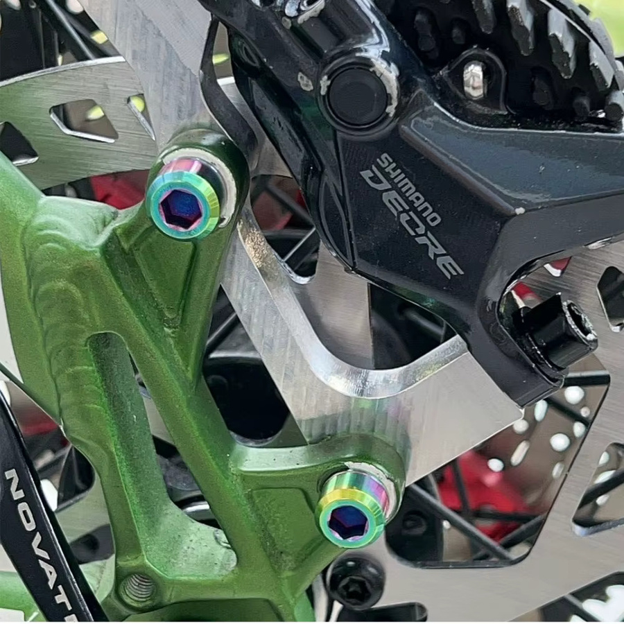 Ti-meda Tech Titanschrauben M6 mit Innensechskant aus Titan für Fahrrad, Motorrad und Roller in Schwarz oder Multicolour - Bild 2