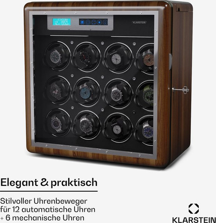 Klarstein Uhrenbeweger 12+6, Unisex